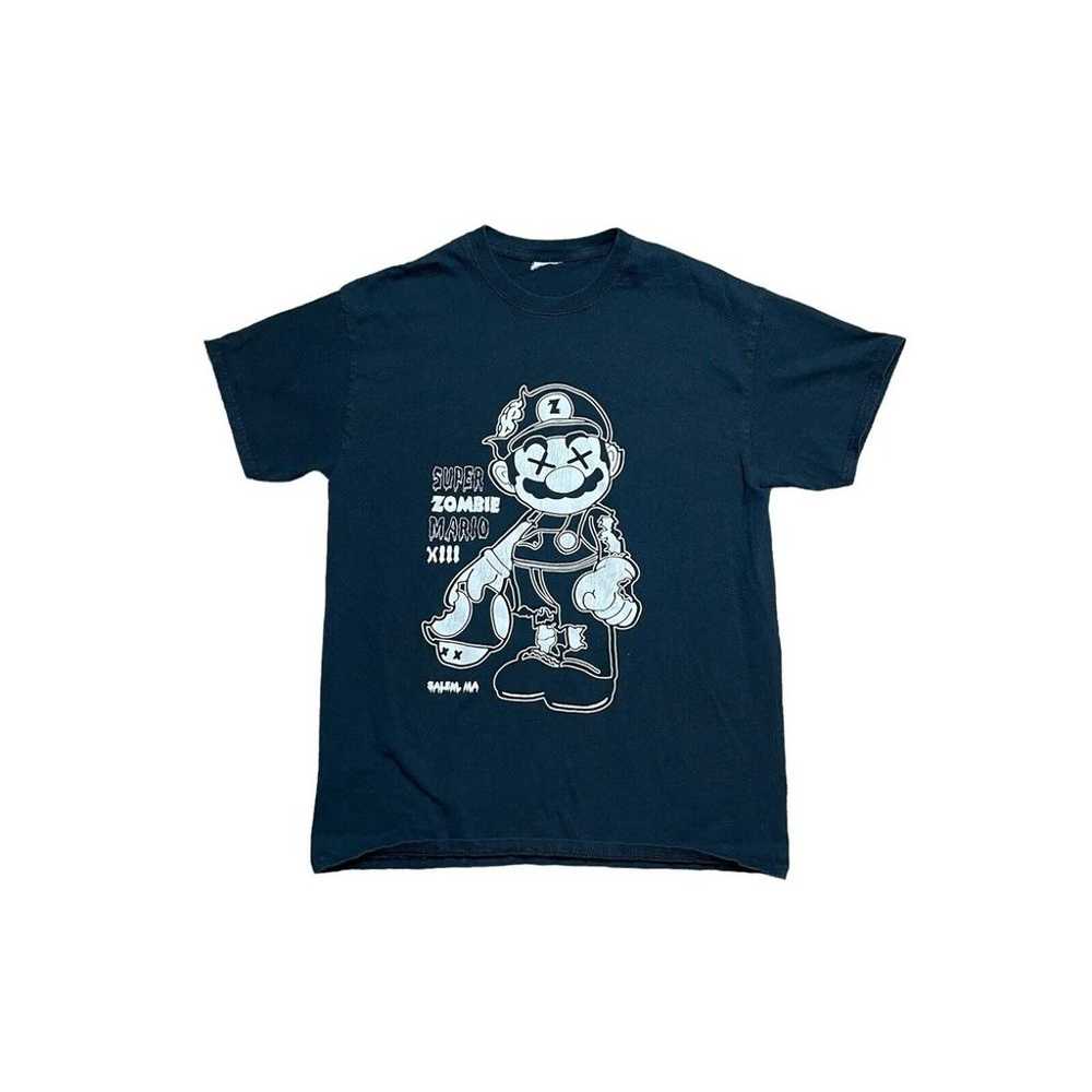 Super Mario Bros. Men's T-Shirt Zombie Mario Vint… - image 2