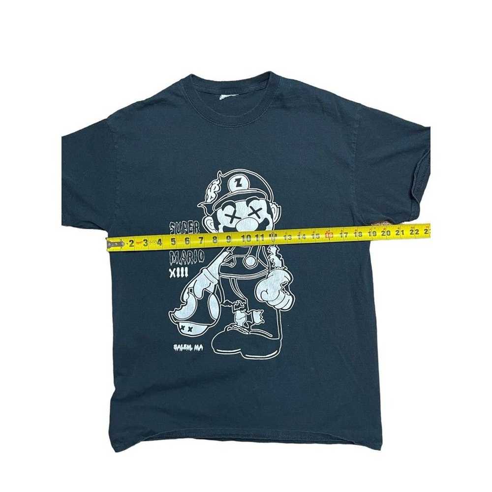 Super Mario Bros. Men's T-Shirt Zombie Mario Vint… - image 3