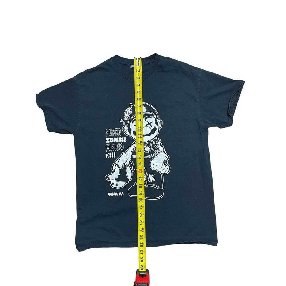Super Mario Bros. Men's T-Shirt Zombie Mario Vint… - image 4