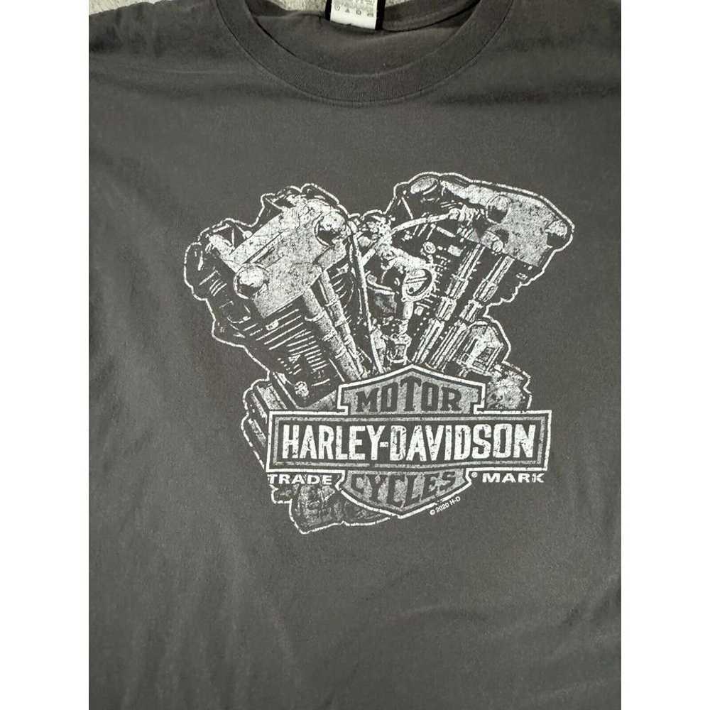 Lot Of 2 Harley Davidson Long Sleeve T-Shirts Bik… - image 5