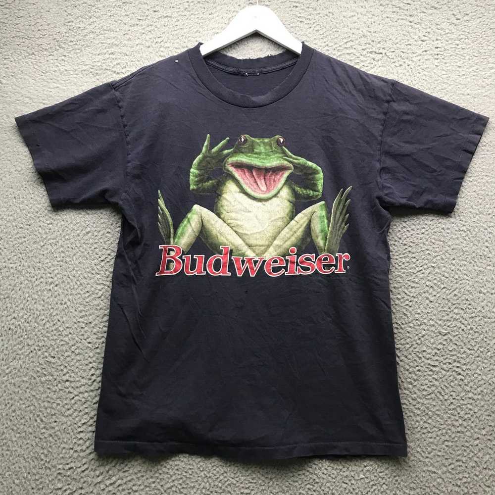 Vintage Budweiser This Buds For You Frog Nature T… - image 1