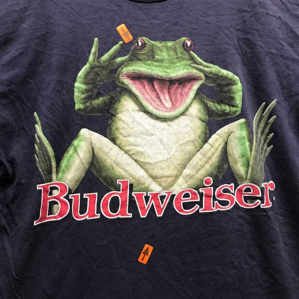 Vintage Budweiser This Buds For You Frog Nature T… - image 5
