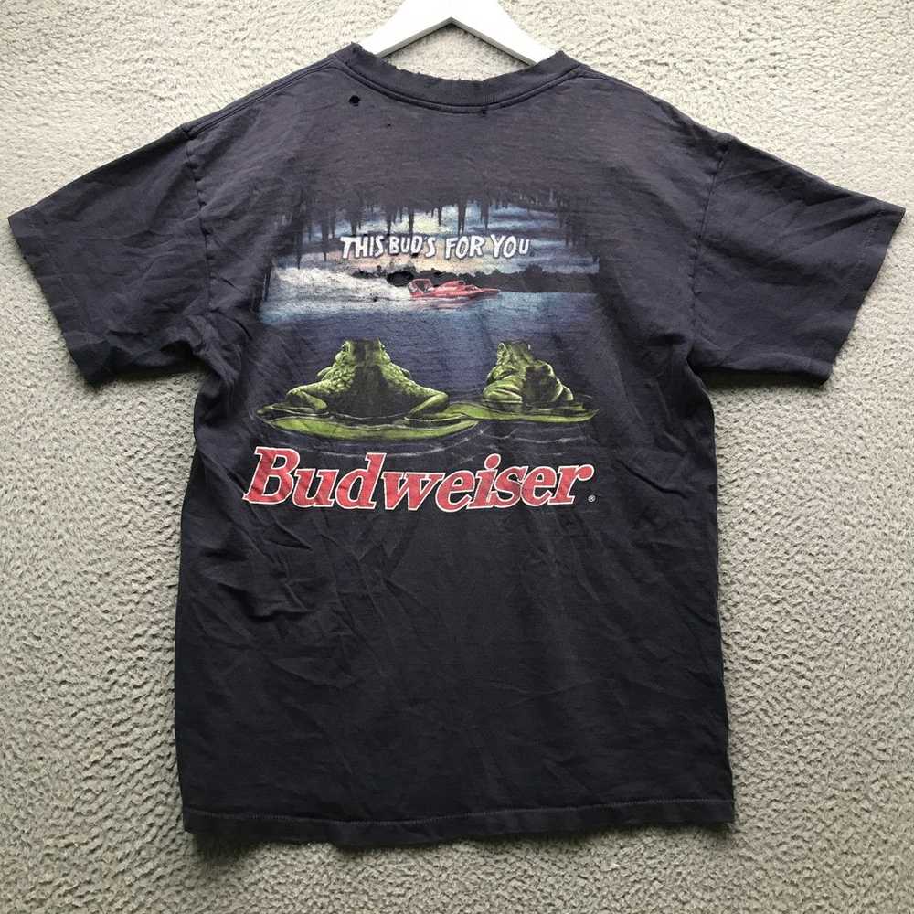 Vintage Budweiser This Buds For You Frog Nature T… - image 9