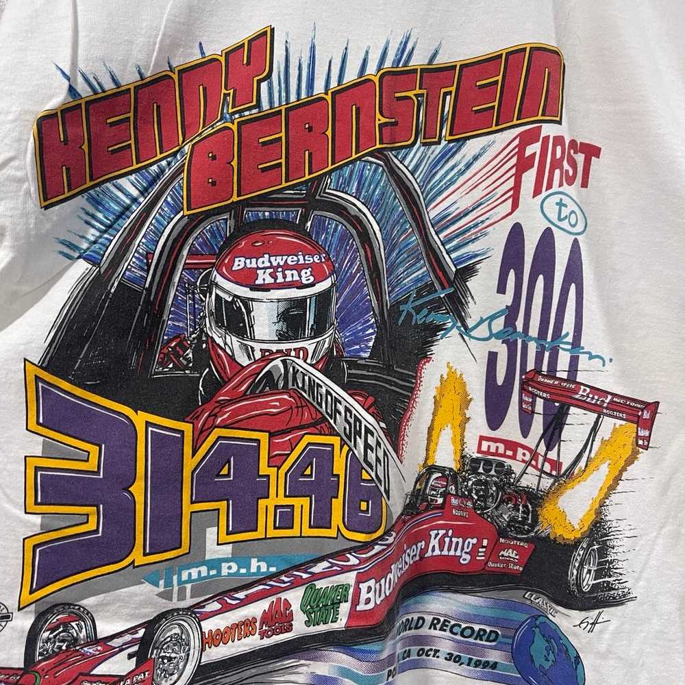 Vintage 1995 NHRA Kenny Bernstein Speed Record Sh… - image 2