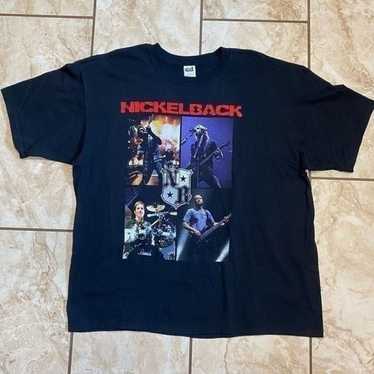 Anvil Men's Early Y2K Nickelback Rock Band Tour T-