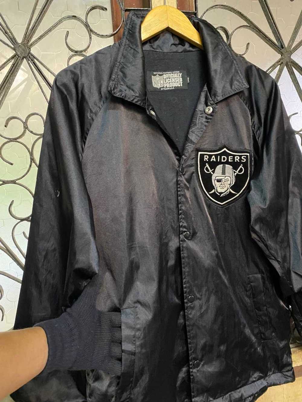 NFL × Vintage Official NFL Raiders Starter Jacket - image 8