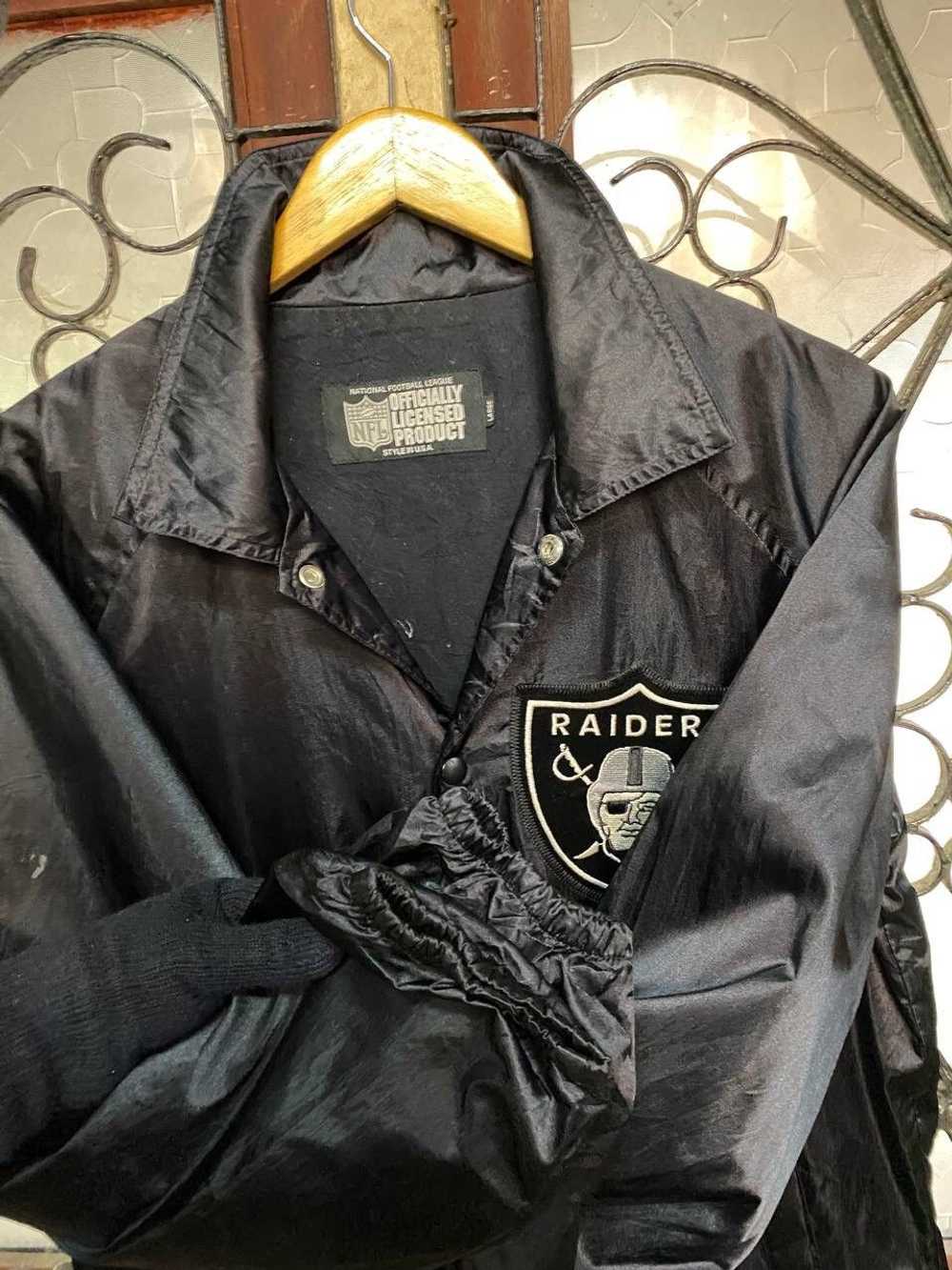 NFL × Vintage Official NFL Raiders Starter Jacket - image 9