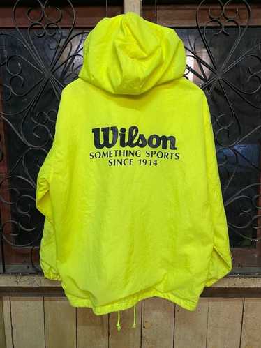 Wilson Athletics Vintage Wilson Snap Button Hoodi… - image 1