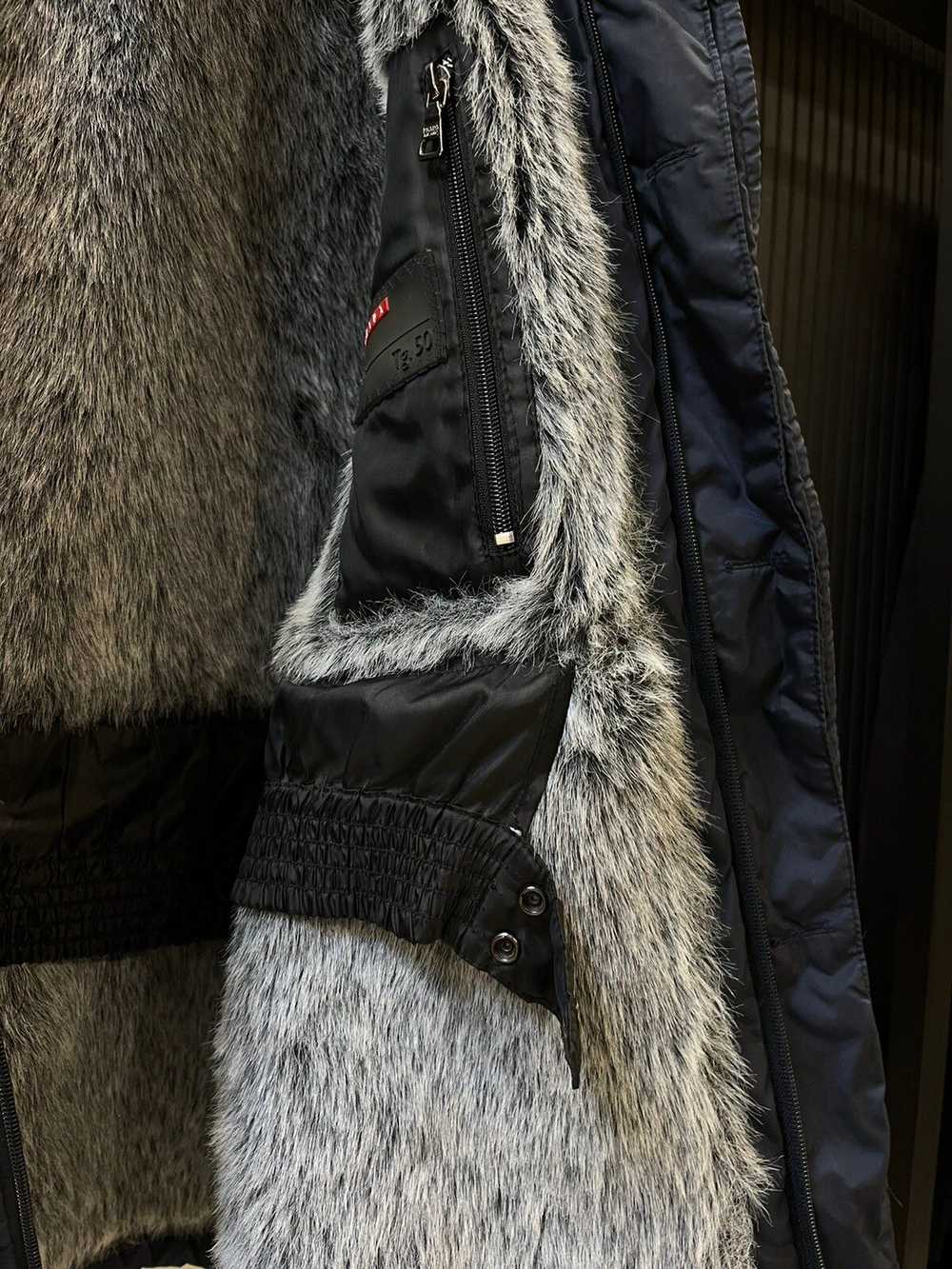 Prada Prada Kid Fur Down Nylon Jacket - image 8