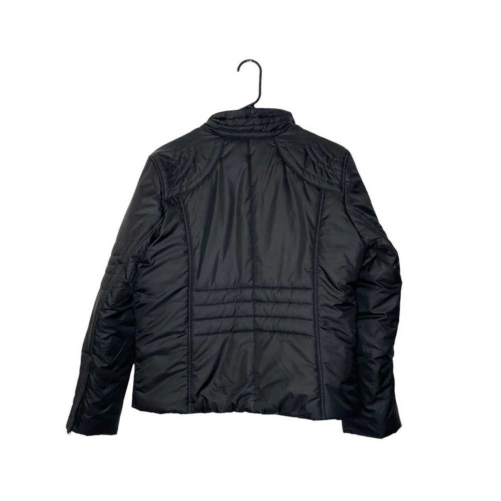 Streetwear × Vintage I.E nylon puffer moto jacket… - image 7
