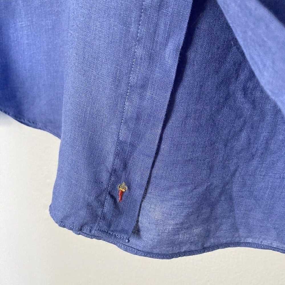 Camicissima Italy Shirt Mens 41 Comfort Fit Linen… - image 4