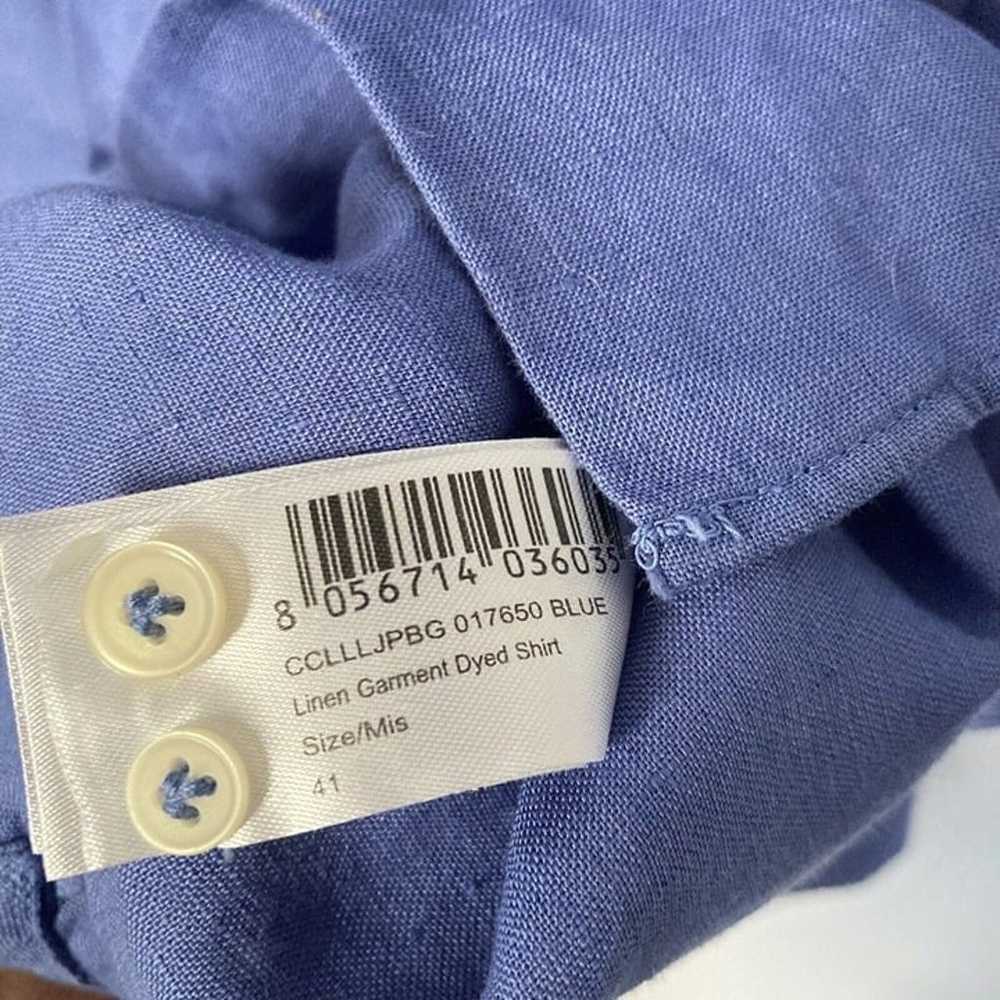 Camicissima Italy Shirt Mens 41 Comfort Fit Linen… - image 5