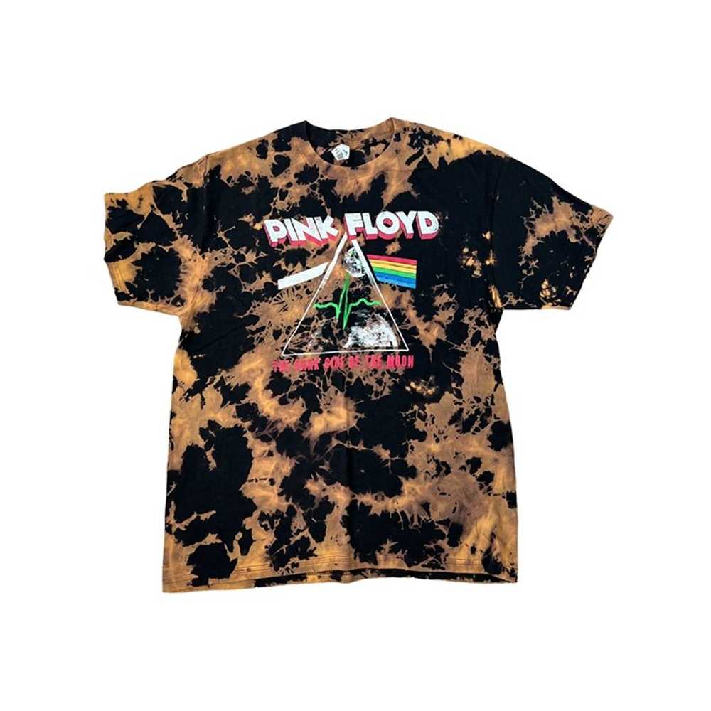 PINK FLOYD Custom Tie Dye Concert Retro T Shirt S… - image 1
