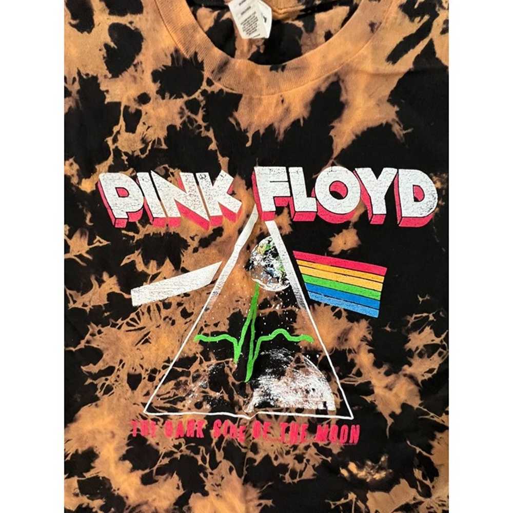 PINK FLOYD Custom Tie Dye Concert Retro T Shirt S… - image 3