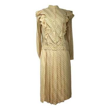 Dior Silk mid-length dress - image 1