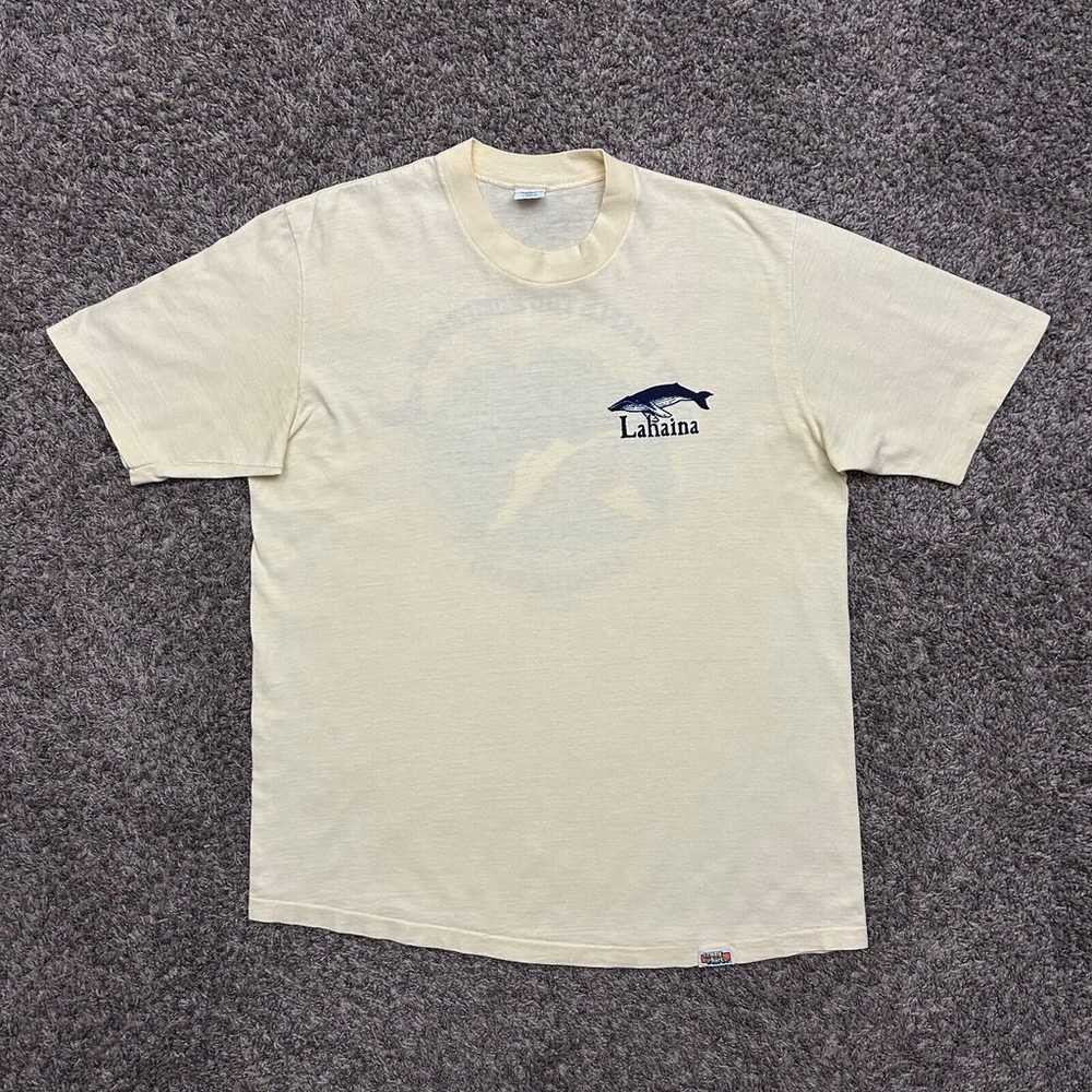 Vintage 70s Save the Whales Crazy Shirts 1977 Haw… - image 4