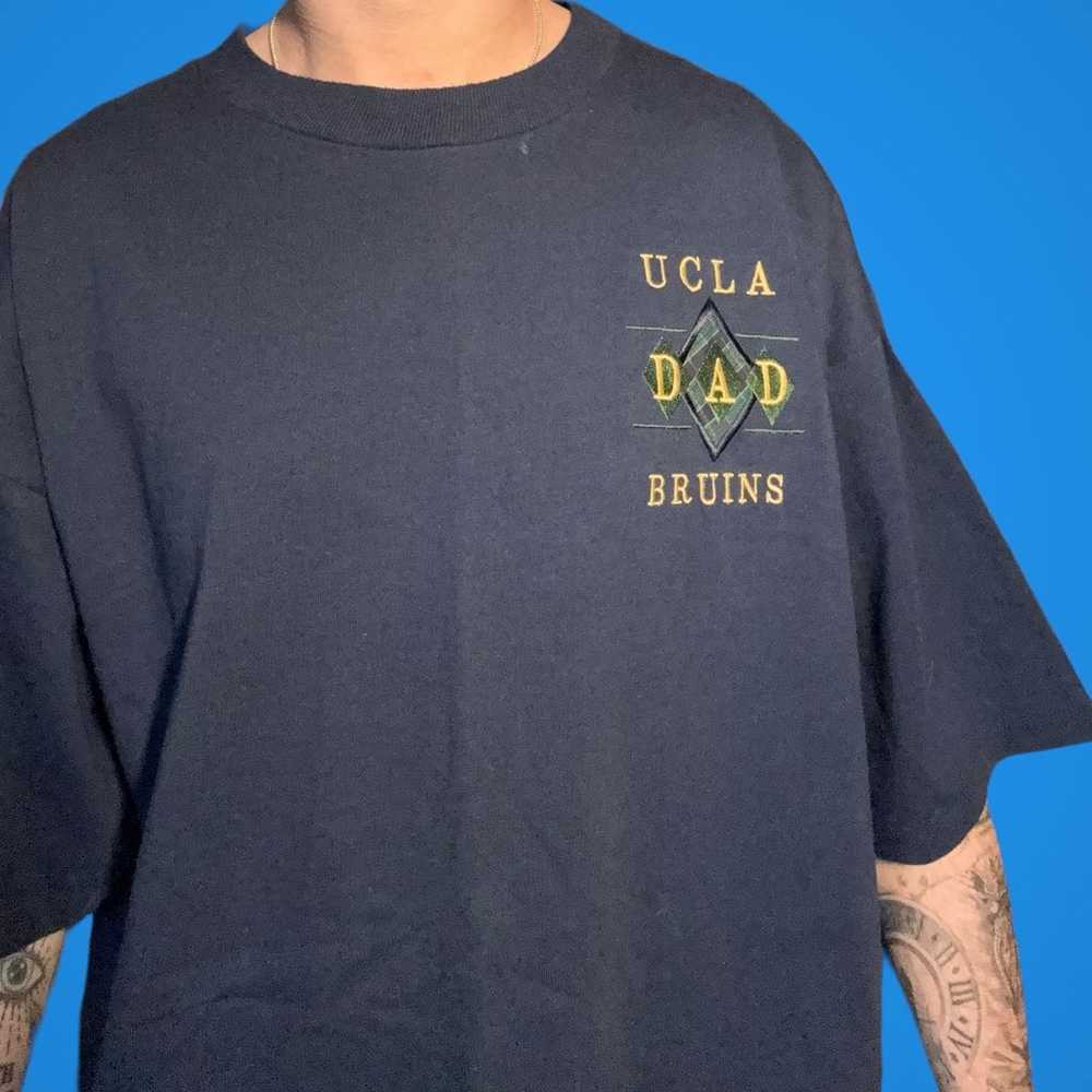 90s UCLA Dad Bruins T Shirt Pocket Logo Design Co… - image 5