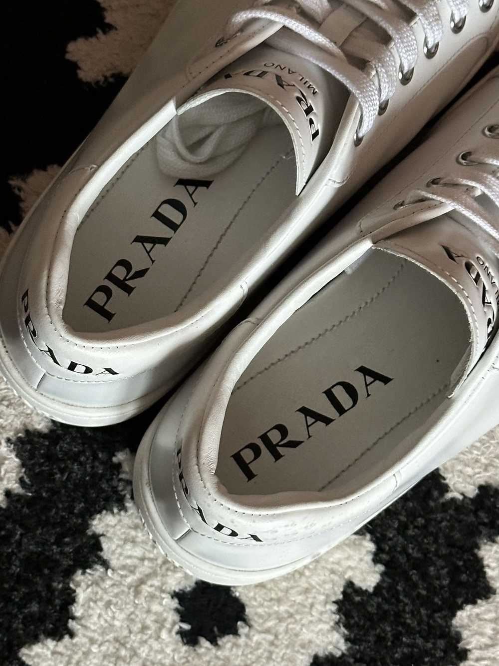 Prada × Streetwear × Vintage *sz37* PRADA Logo Ca… - image 12