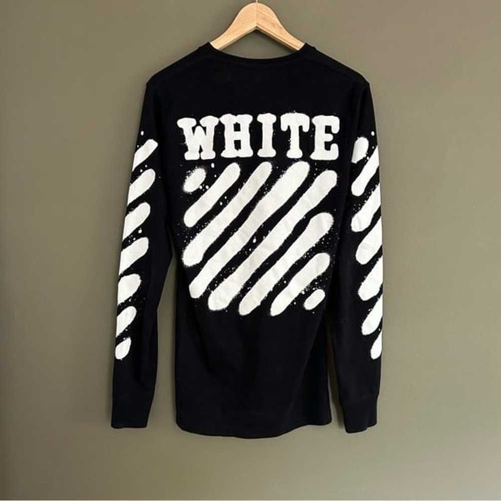 Off white main label black incomplete spray paint… - image 3