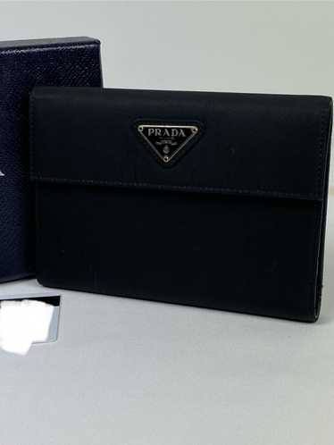 Prada Prada Tessuto Nero Nylon trifold wallet - image 1