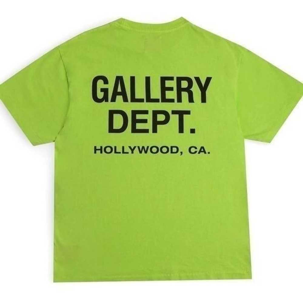 Gallery dept lime green t shirt - image 1