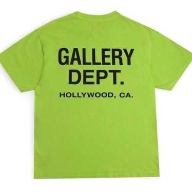 Gallery dept lime green t shirt