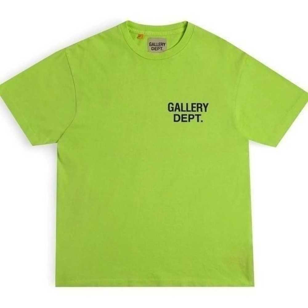 Gallery dept lime green t shirt - image 2