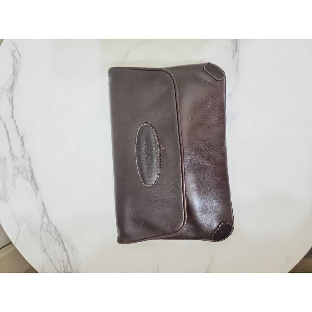 Balenciaga Leather clutch bag - image 3