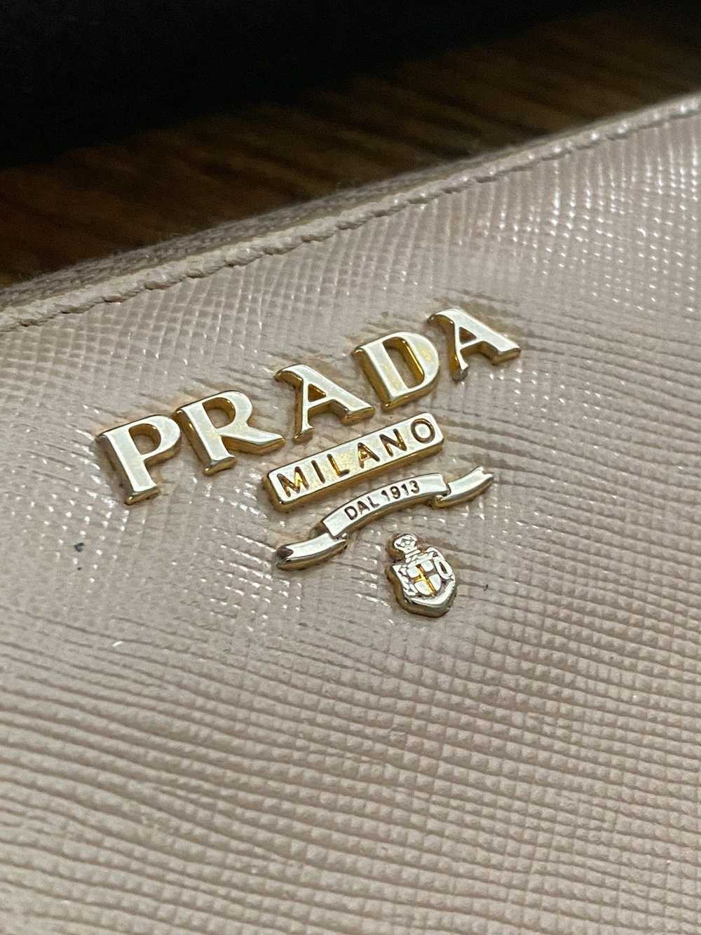 Prada Prada Saffiano metal long zip wallet - image 3