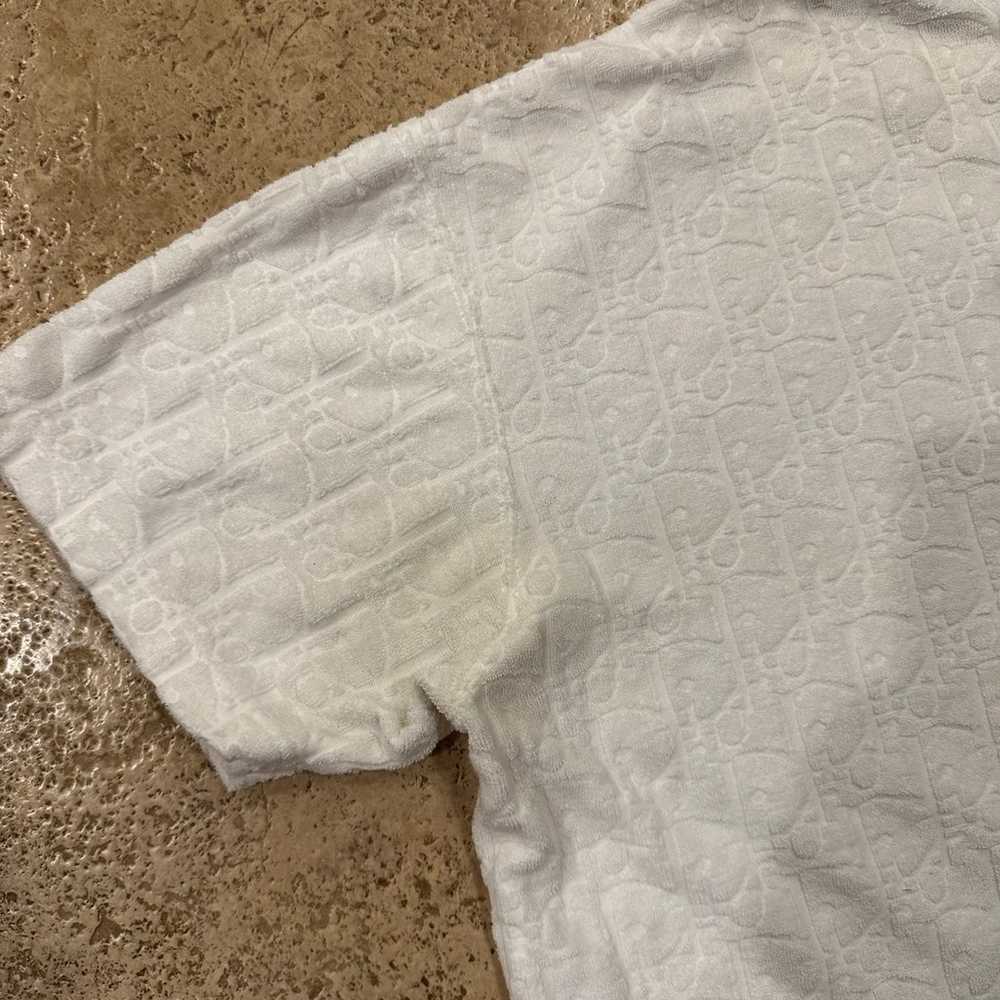 Dior Oblique Towel Monogram White T-Shirt - image 10
