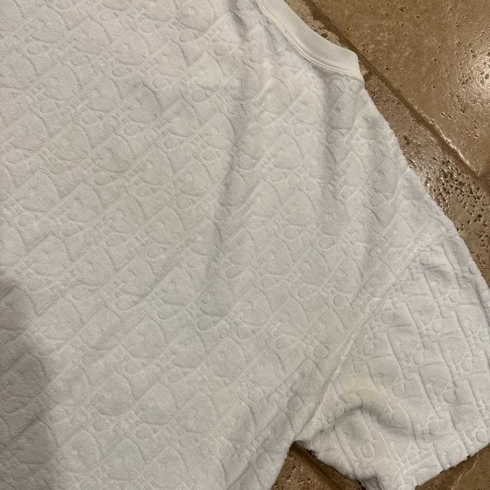 Dior Oblique Towel Monogram White T-Shirt - image 11
