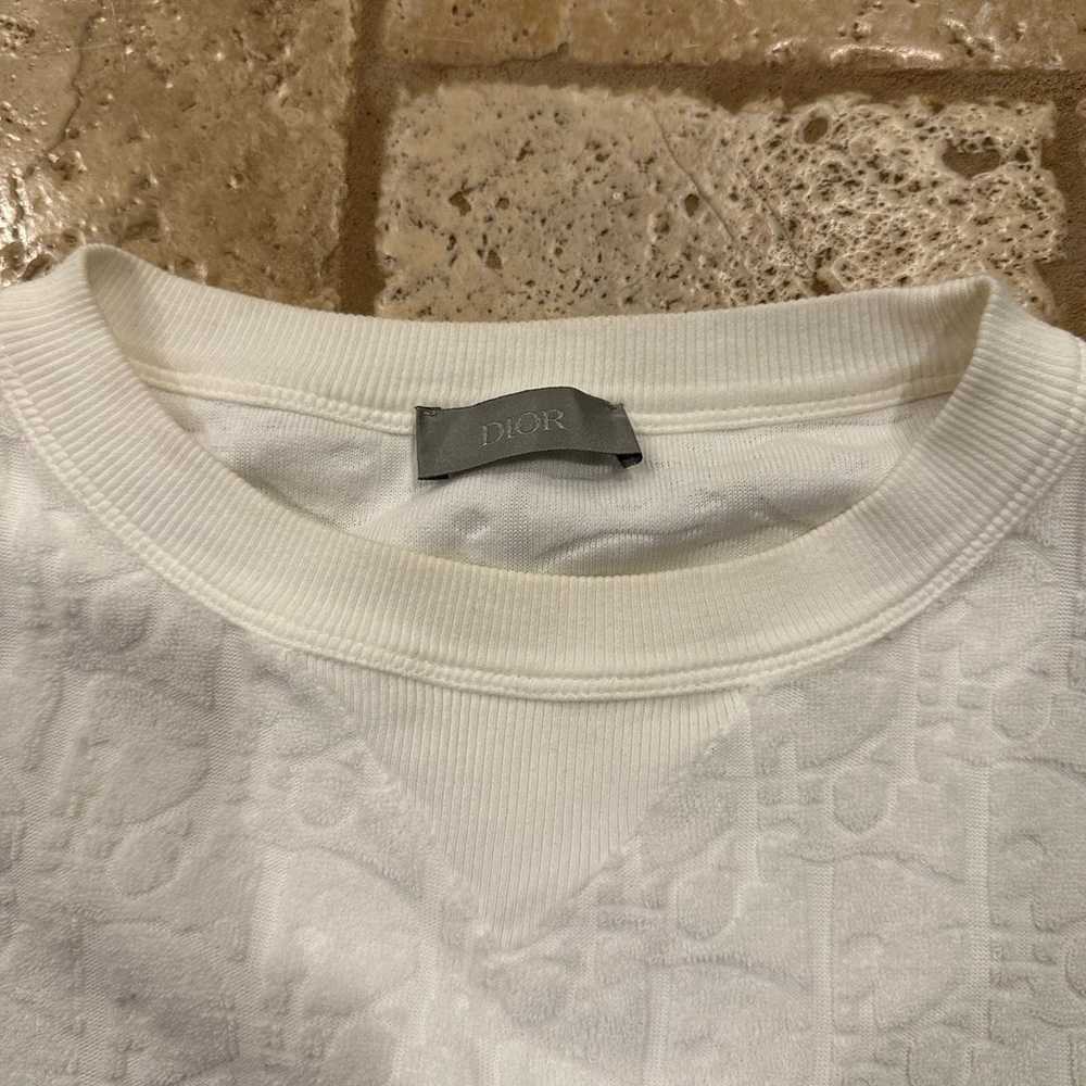 Dior Oblique Towel Monogram White T-Shirt - image 6