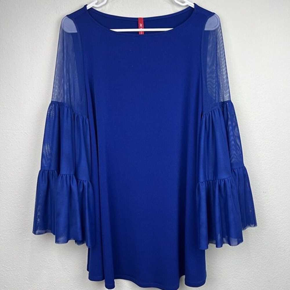IC BY CONNIE K COLLECTION Size Medium Blue Slinky… - image 2