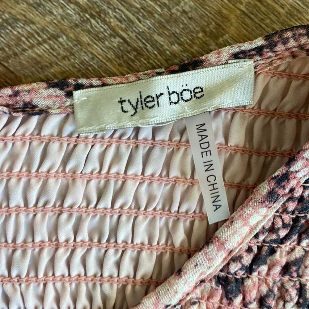 Tyler Boe Greta Smock Top Pink Size Medium - image 5