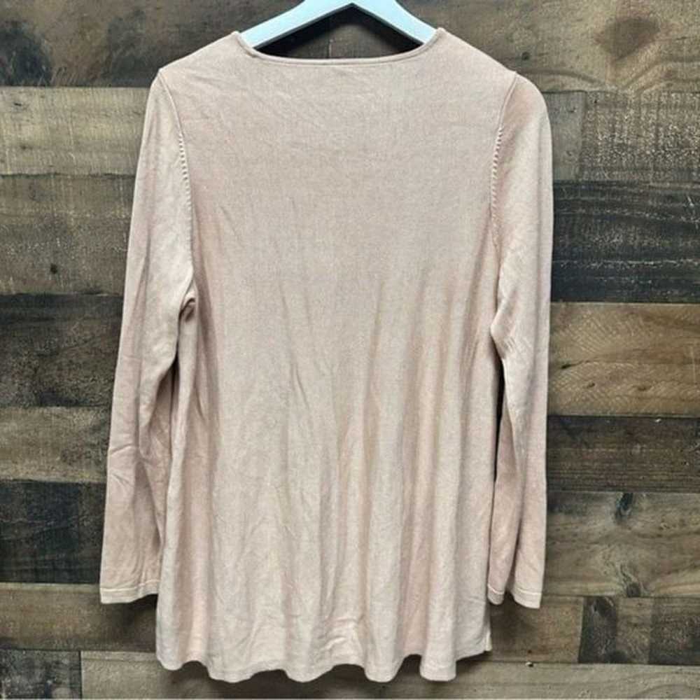 Eileen Fisher Tencel Silk Round Neck Sweater Top … - image 4