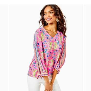 Lilly Pulitzer PAMALA LILEEZE TOP - image 1