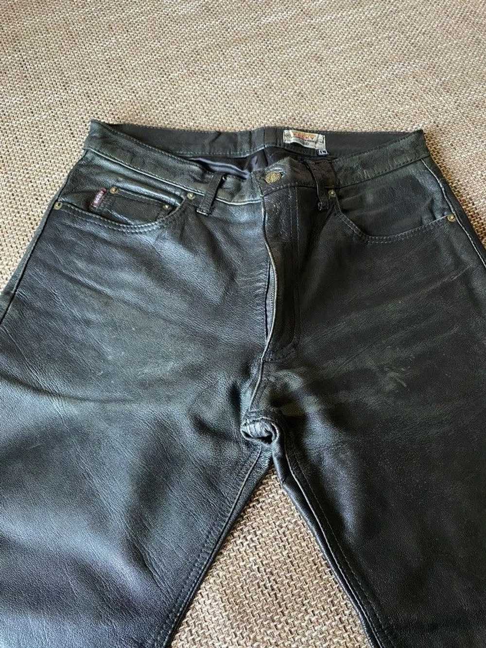 Genuine Leather × Leather × Vintage Vintage leath… - image 11