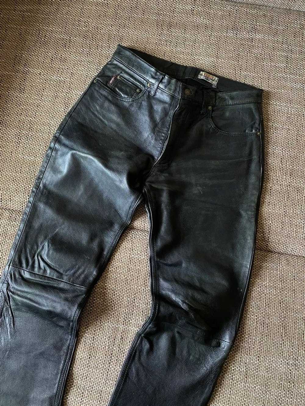 Genuine Leather × Leather × Vintage Vintage leath… - image 2