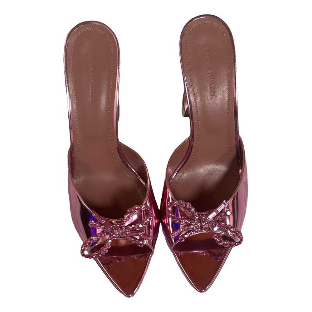 Amina Muaddi Leather heels - image 1