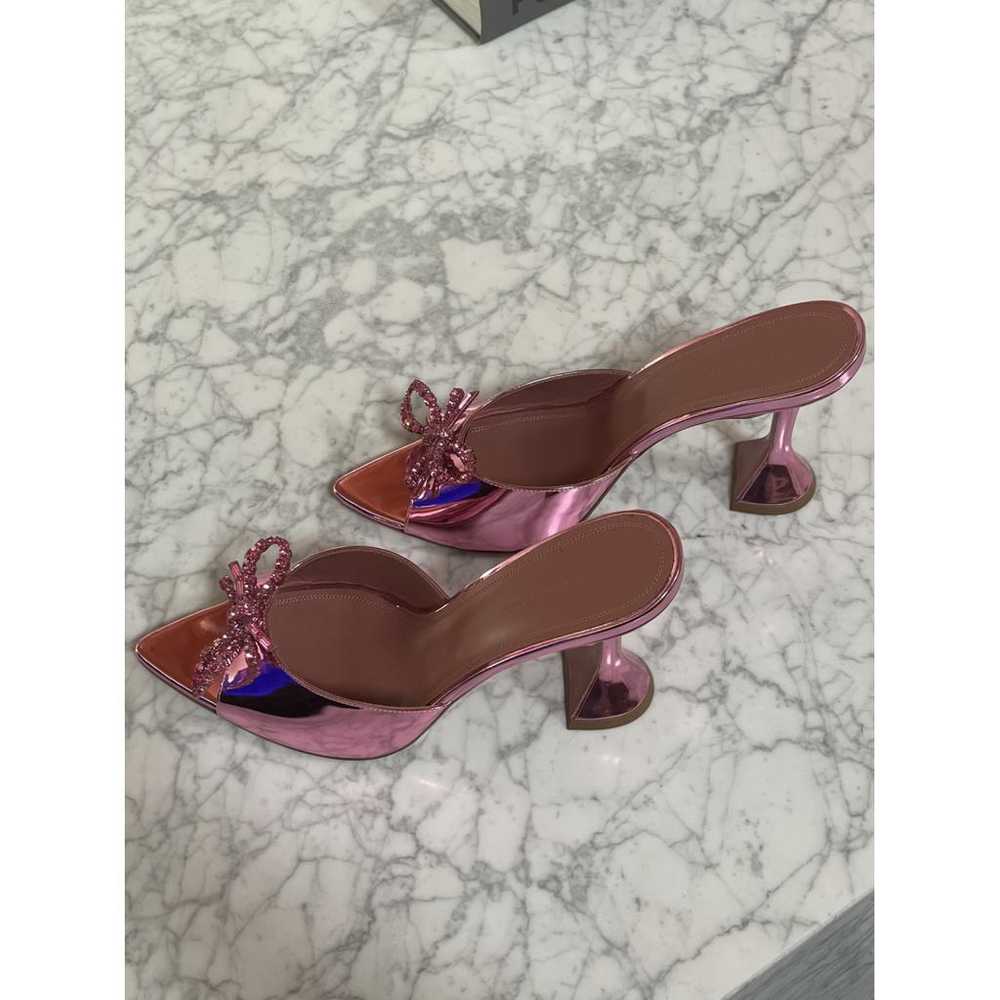 Amina Muaddi Leather heels - image 7
