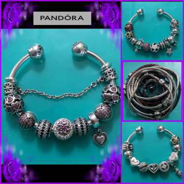 pandora Large Authentic Pandora Jewelry Bundle