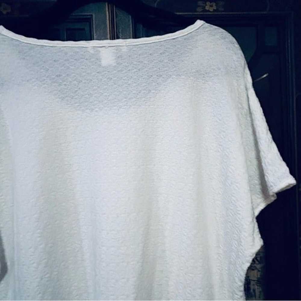 White Short Sleeve Shirt Size 1X Like New - image 7