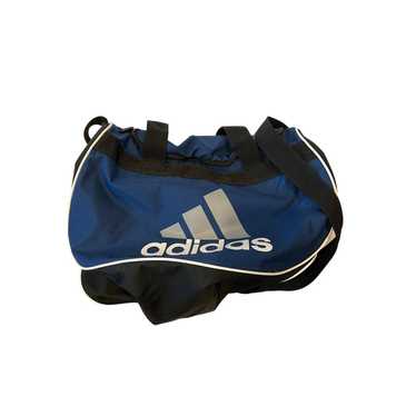Adidas Adidas 15"x10"8" Blue Black White Duffel Ba