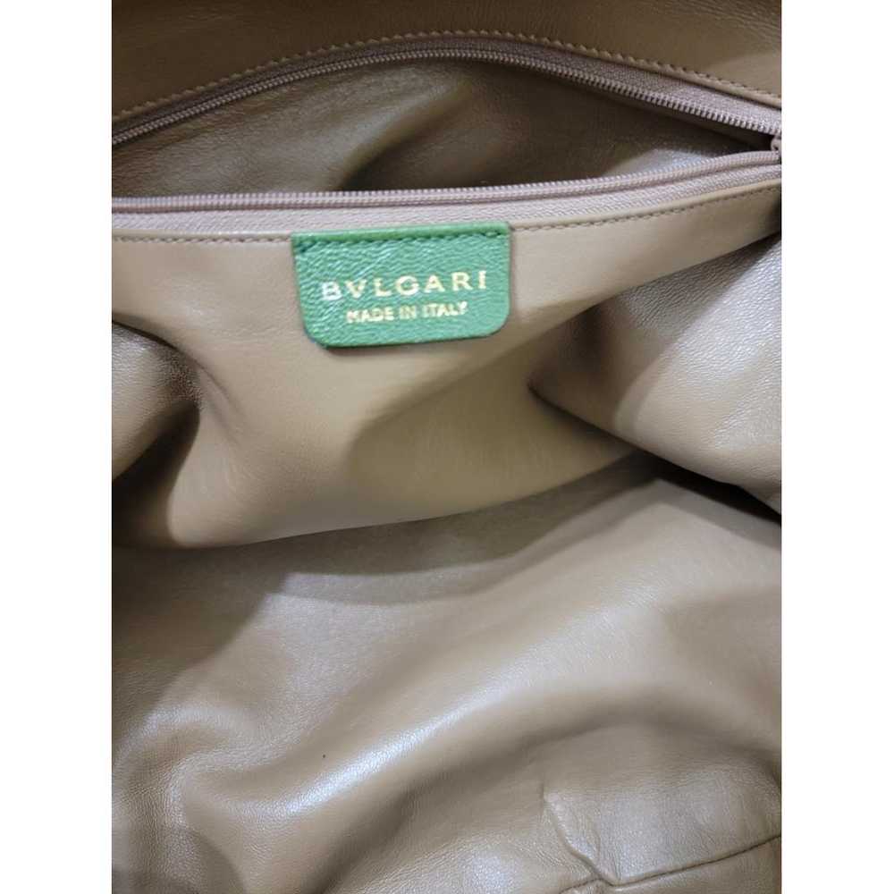 Bvlgari Chandra leather handbag - image 6