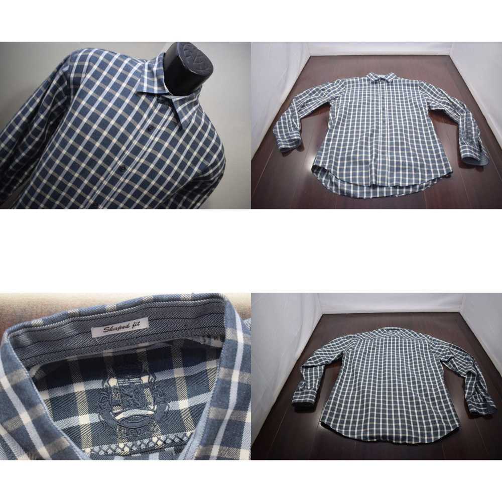 Bugatchi Bugatchi Uomo Dress Shirt Shaped Fit Pla… - image 4