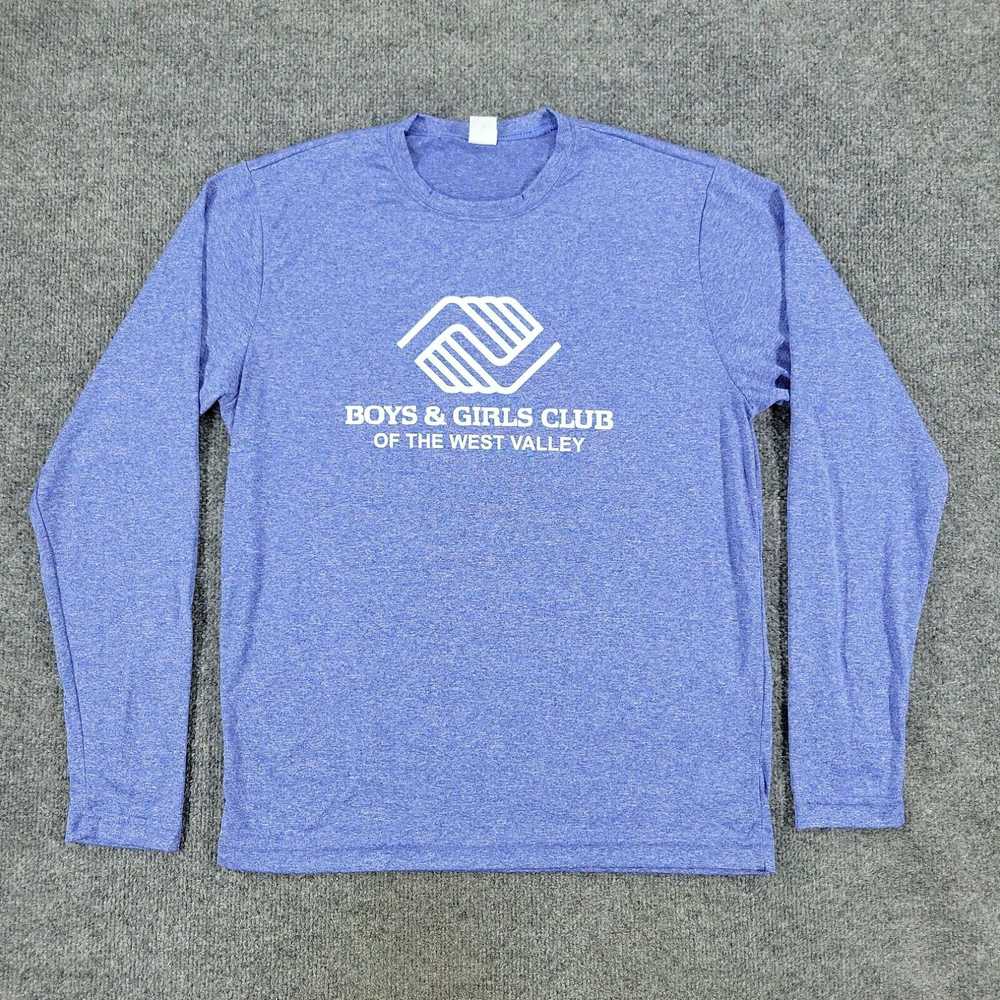 Vintage Boys & Girls Club Shirt Men's Small Blue … - image 1