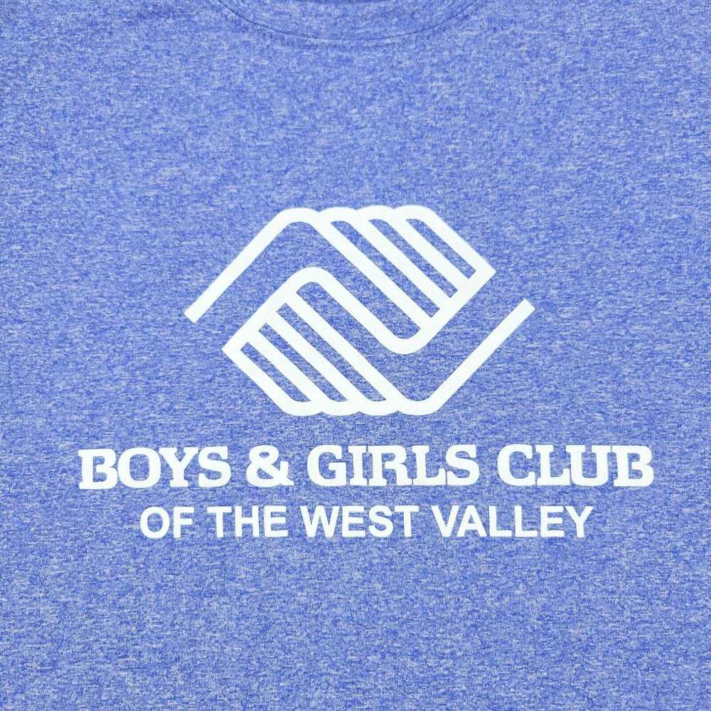 Vintage Boys & Girls Club Shirt Men's Small Blue … - image 2