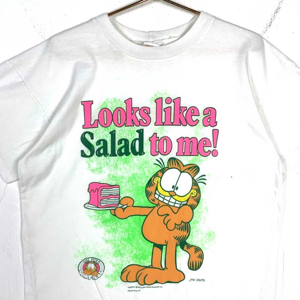 Vintage Vintage Garfield T-Shirt Medium 1978 70s … - image 1