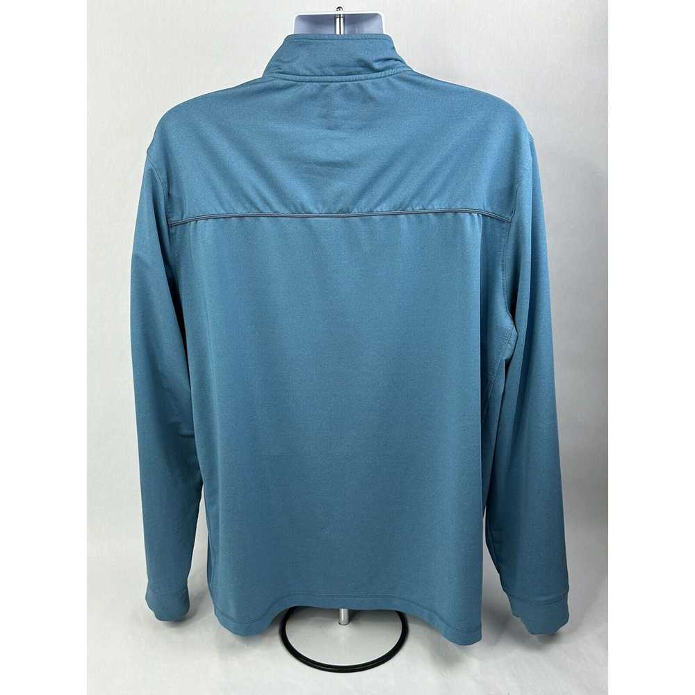 Vintage Johnnie O Sweater Mens 2XL Blue Quarter Z… - image 3
