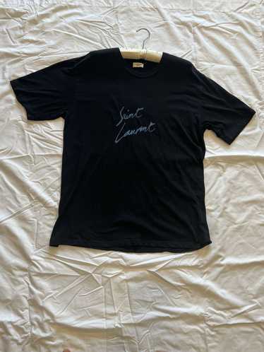 Saint Laurent Logo T Shirt Size S - Gem